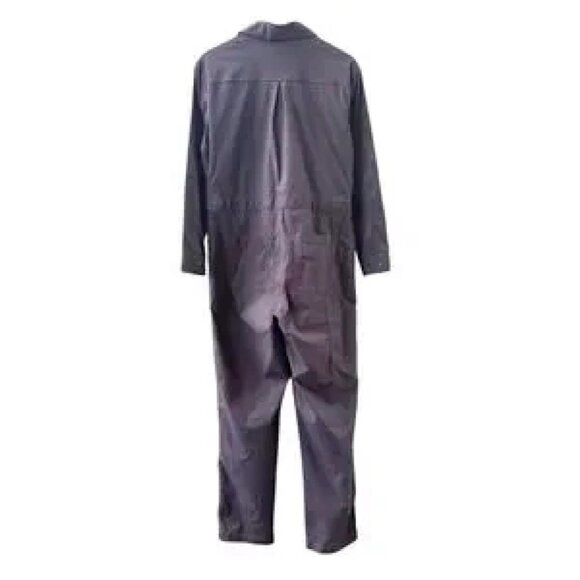 Title Nine Rosie Utility Long Sleeve Jumpsuit Charcoal Grey Womens Size Medium - Picture 2 of 2